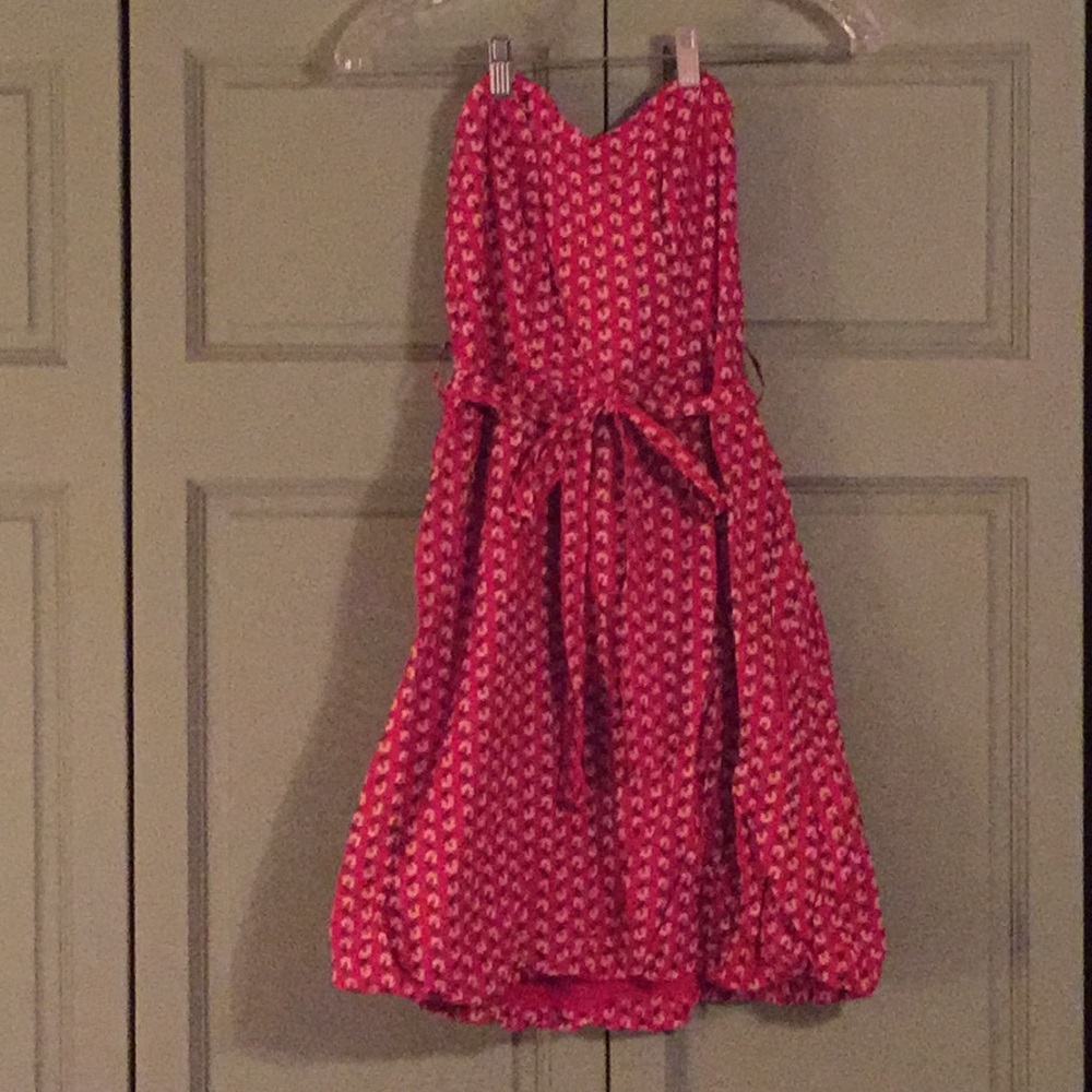 Xhilaration strapless dress with bubble hem